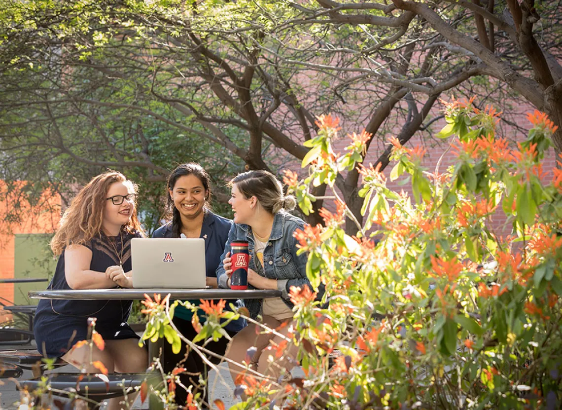 MRED students in the Underwood Sonoran Garden