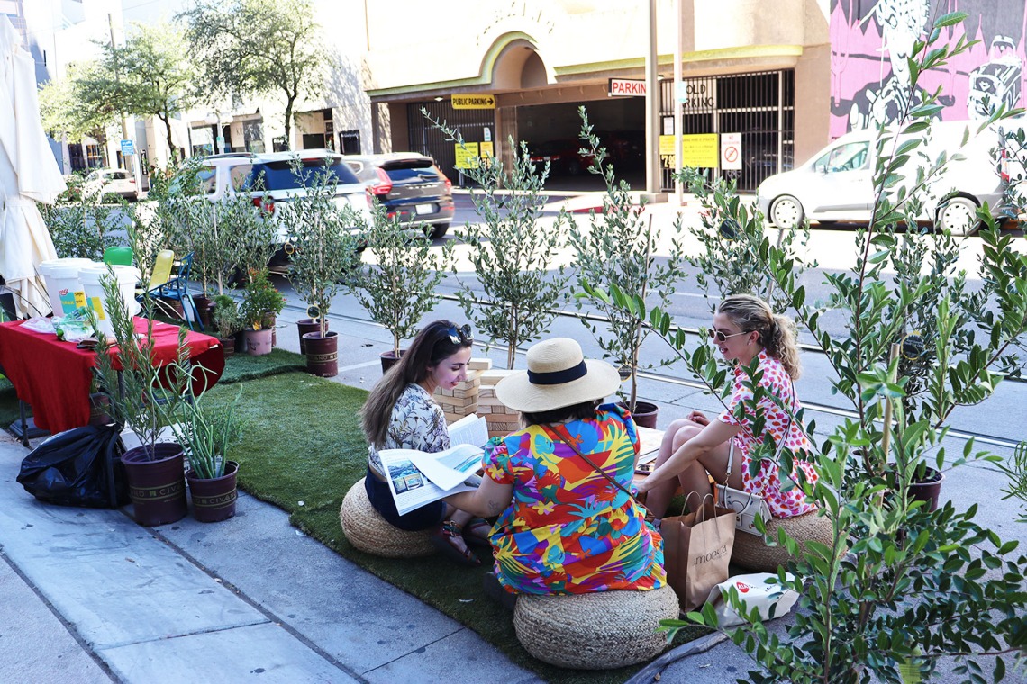 Park(ing) Day 2022 in downtown Tucson