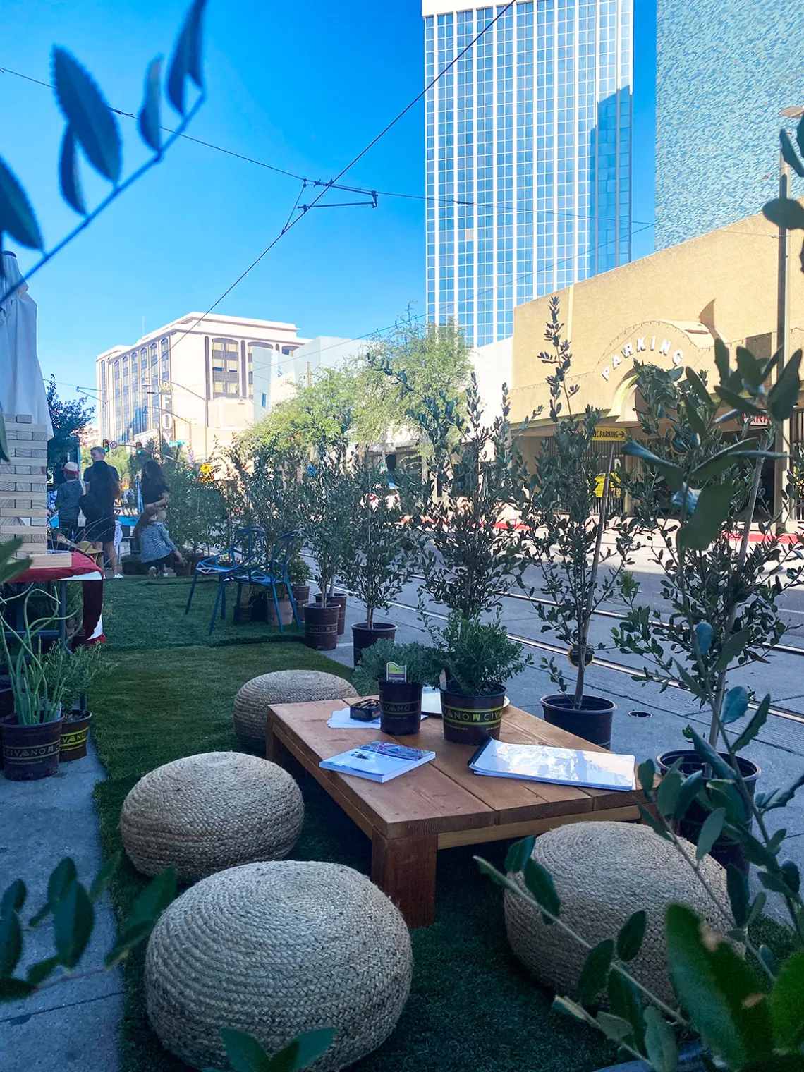 Park(ing) Day 2022 in downtown Tucson