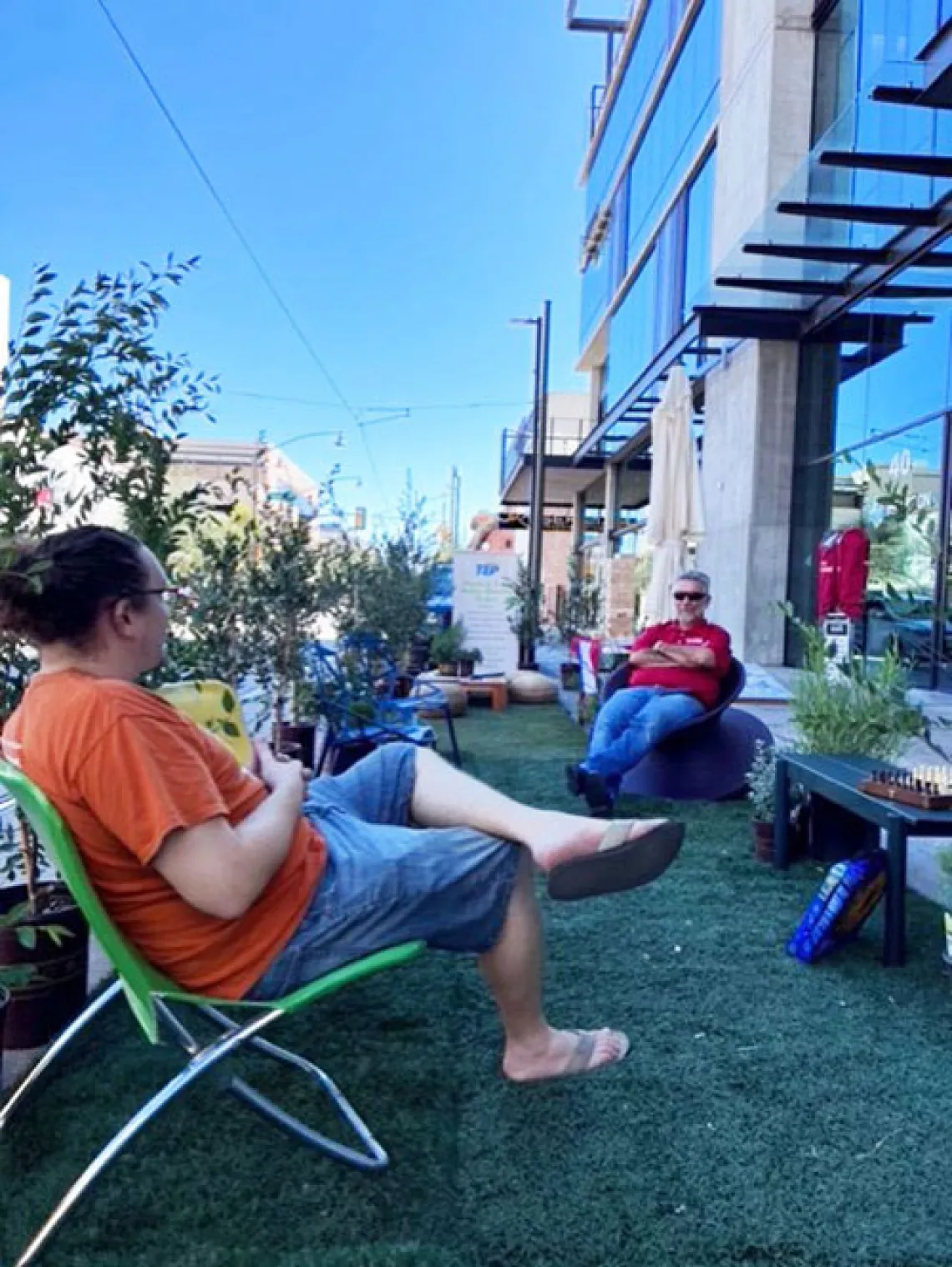 Park(ing) Day 2022 in downtown Tucson