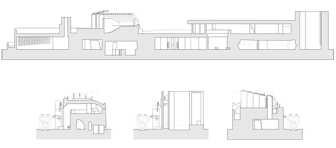 Section drawings by Rafael Taiar