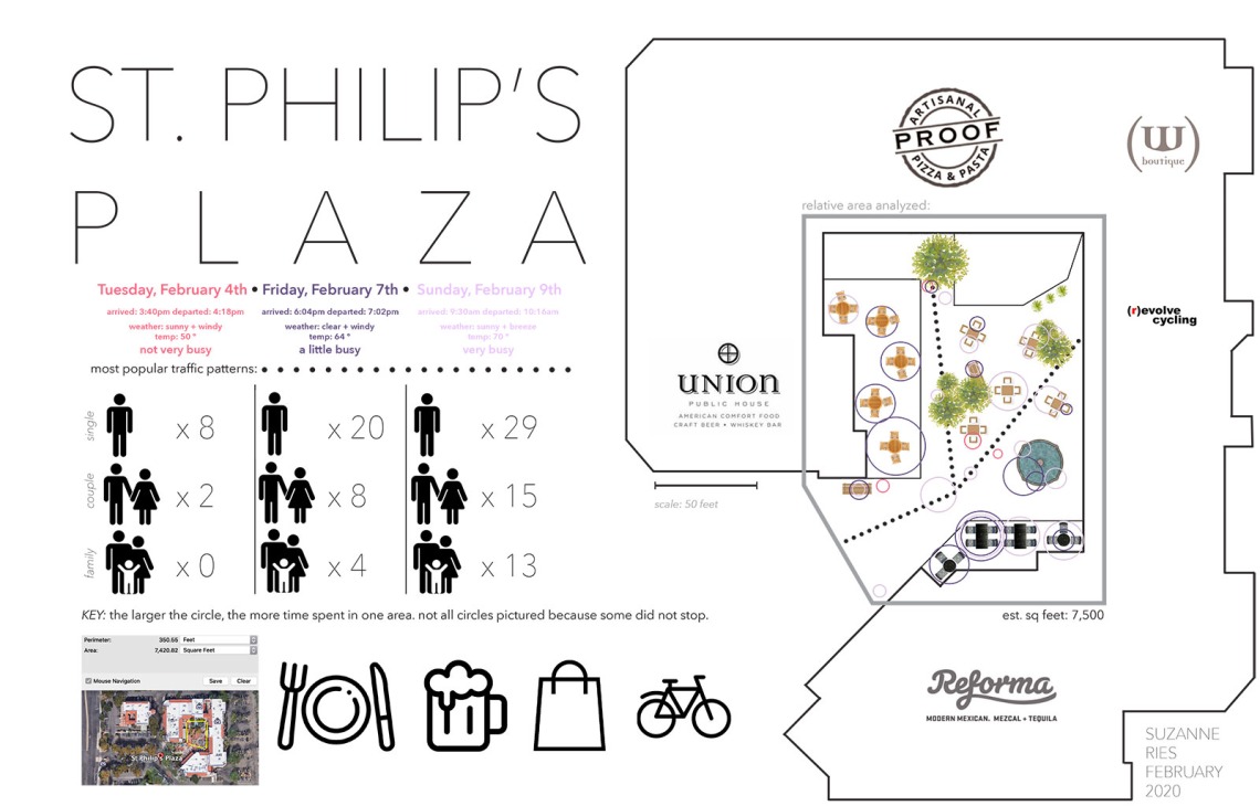 St. Philip's Plaza diagram