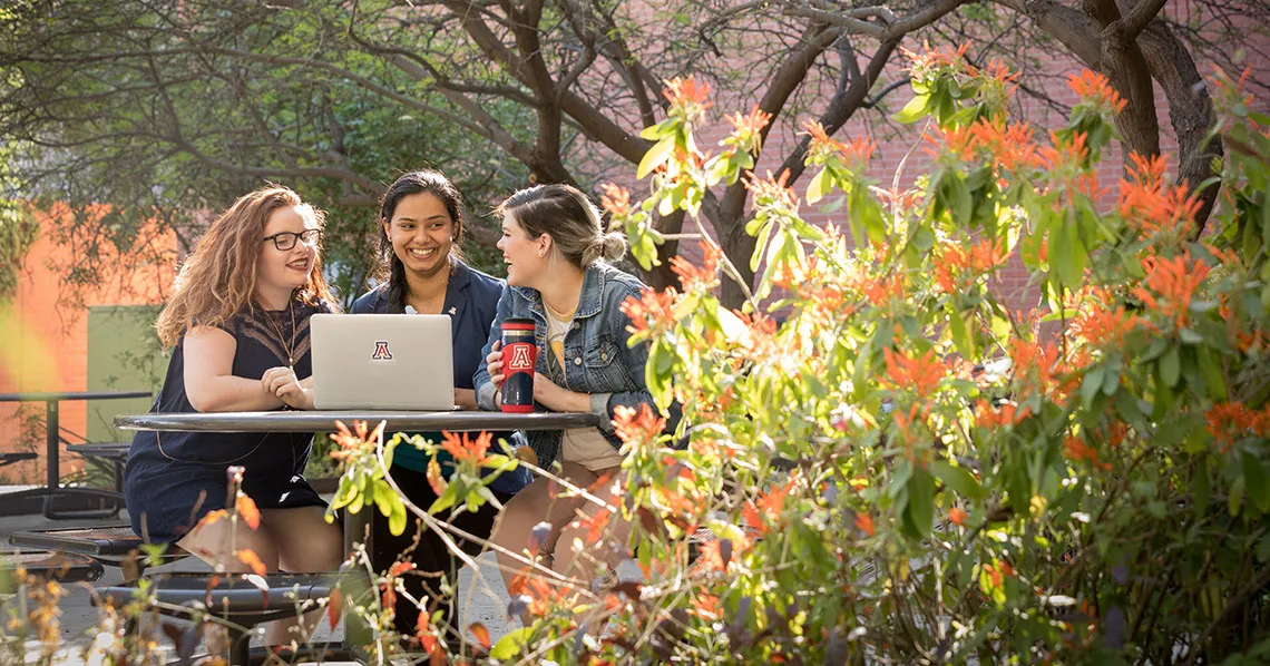 CAPLA students in the Underwood Sonoran Garden