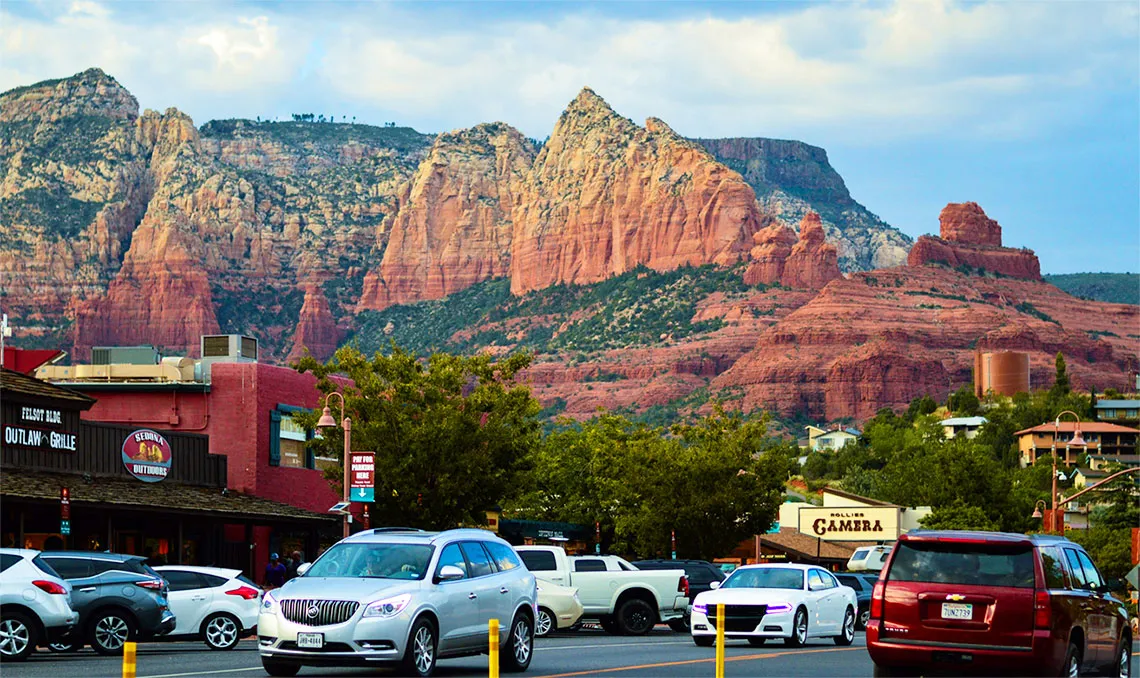 Traffic in Sedona, Arizona