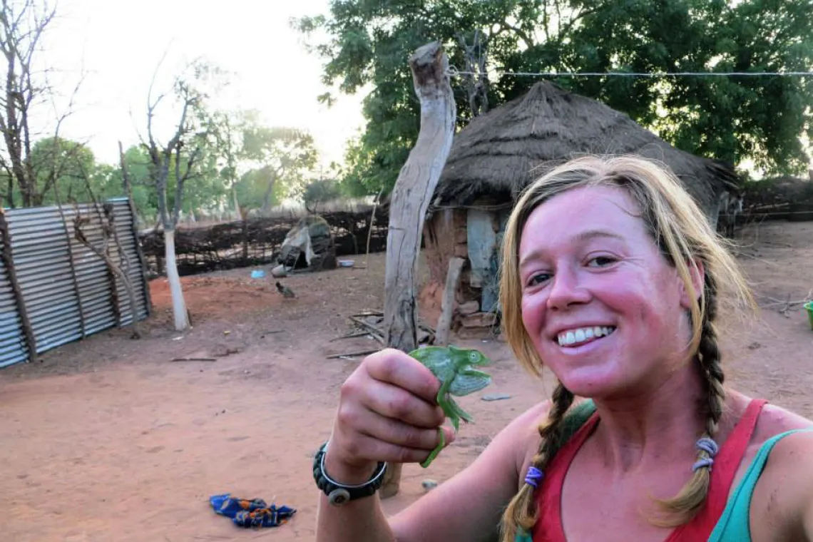 Rebecca Johnstone in The Gambia