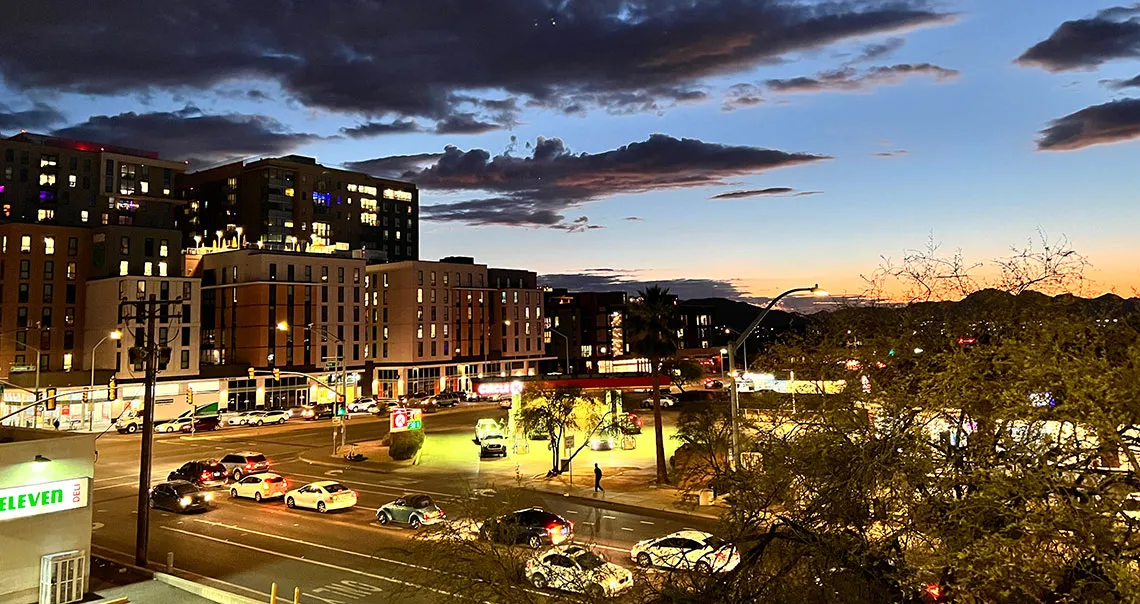 Tucson at night