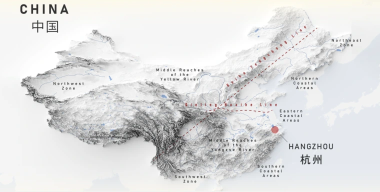 GIS Image of China