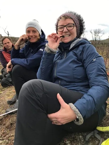 Nancy and colleagues in Arctic Norway