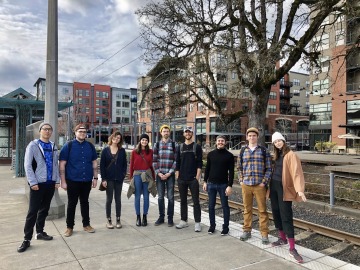 MS Urban Planning students visiting Portland