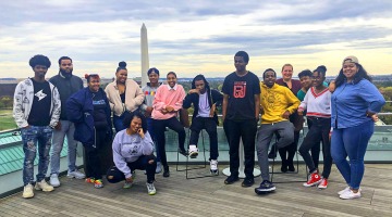 Washington, D.C. high school students in the inaugural stormwater solutions project by the The Urban Studio