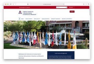 Native American Advancement, Initiatives and Research (NAAIR) web portal